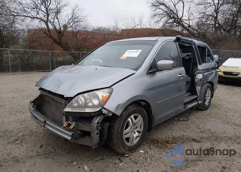 2007 Honda Odyssey Ex-L z USA, uszkodzony, nr VIN 5FNRL38627B019900